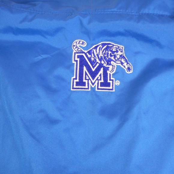 Vintage Memphis Tigers Red Oak Half-Zip Pullover Windbreaker Jacket Men’s Large - Picture 5 of 5